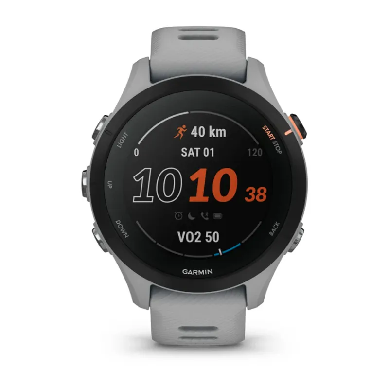 Garmin Forerunner 255S GPS Watch in Powder Grey-1